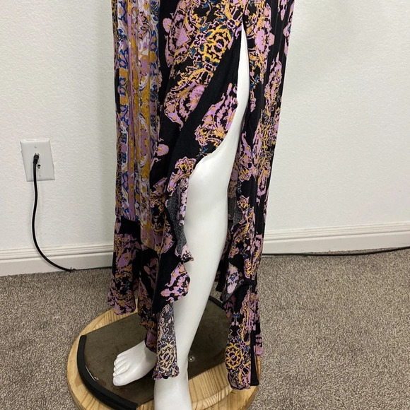 Free People NEW Bohemian Hippie 70's Inspired Retro That Moment Maxi Dress Sz.XS - Picture 4 of 11